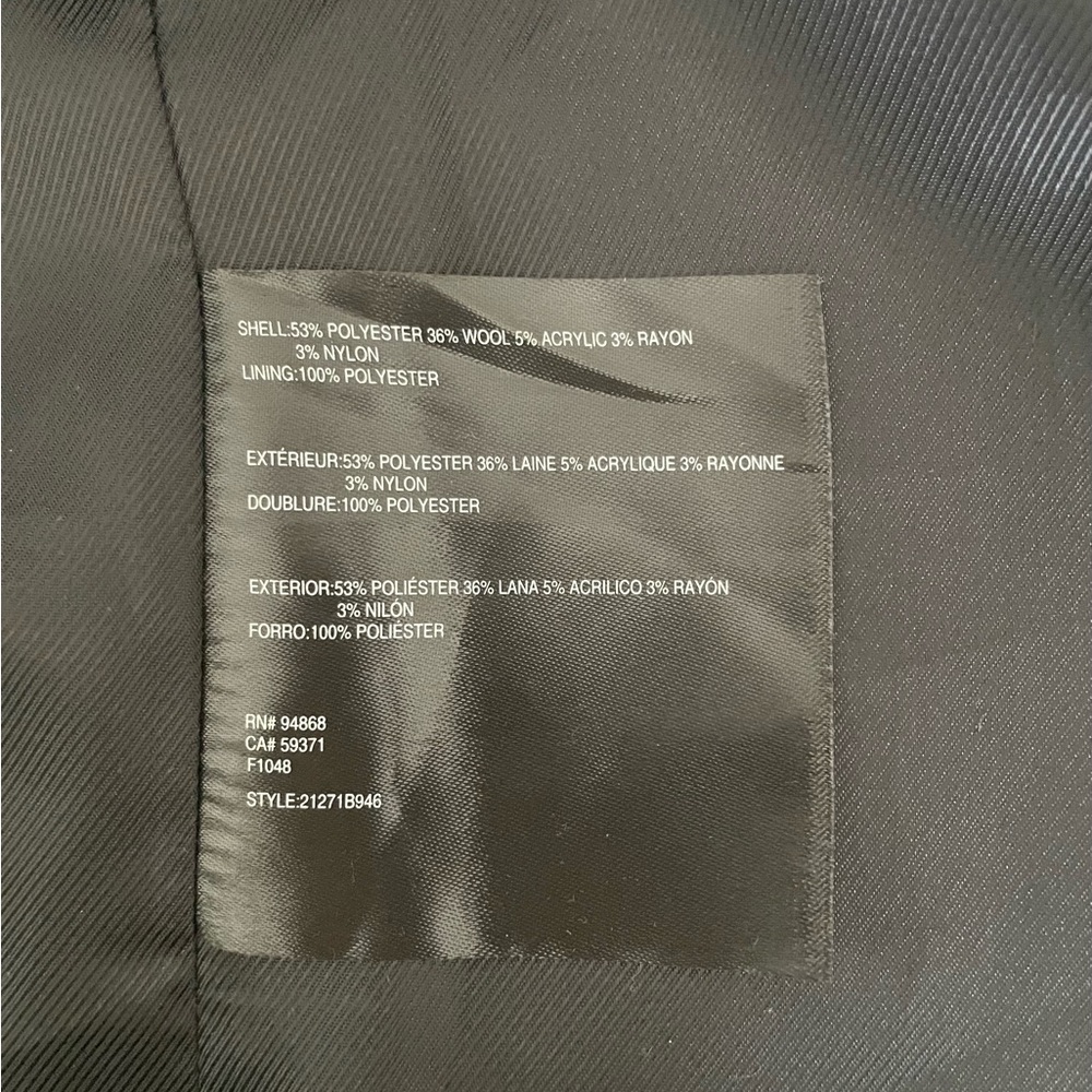 Bernardo - Solid Peaked Lapel Coat - image 5